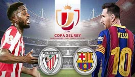 ГЛЕДАЙ ОНЛАЙН: Атлетик Билбао - Барселона (Купата на краля 2020/21) от 22:30 събота