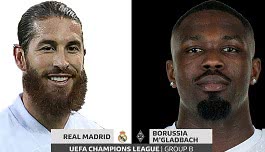 ГЛЕДАЙ ОНЛАЙН: Реал Мадрид - Борусия Мьонхенгладбах (Шампионска лига 2020/21) от 22:00 сряда