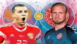 ГЛЕДАЙ ОНЛАЙН: Русия - Дания (Европейско първенство 2020) от 22:00 понеделник