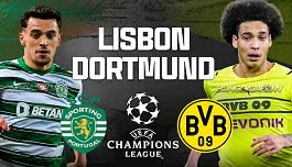 ГЛЕДАЙ ОНЛАЙН: Спортинг Лисабон - Борусия Дортмунд (Шампионска лига 2021/22) от 22:00 сряда