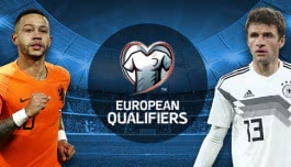ГЛЕДАЙ ОНЛАЙН: Холандия - Германия (ЕВРО квалификации) от 21:45 неделя