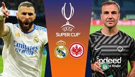 ГЛЕДАЙ ОНЛАЙН: Реал Мадрид - Айнтрахт Франкфурт (Суперкупа на УЕФА) от 22:00 сряда