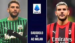 ГЛЕДАЙ ОНЛАЙН: Сасуоло - Милан (Серия А) от 19:00 неделя